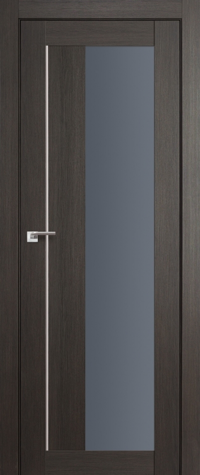 межкомнатные двери  Profil Doors 47X серебро графит грей мелинга